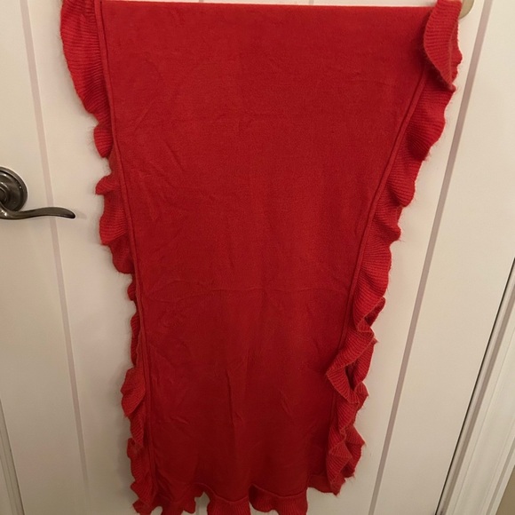 Ruffled Coral Soft Scarf - Picture 3 of 4